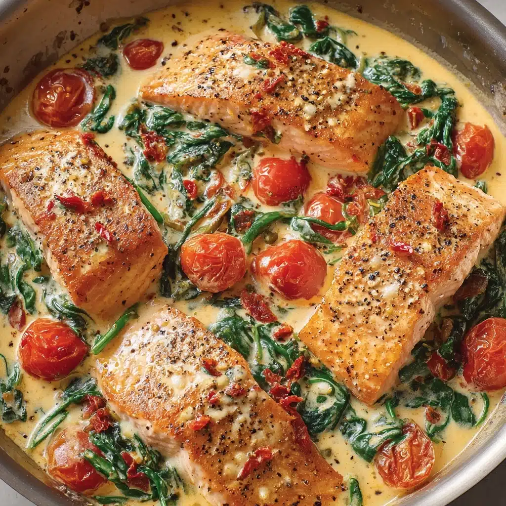 Creamy Tuscan Salmon Recipe - Recipe Image