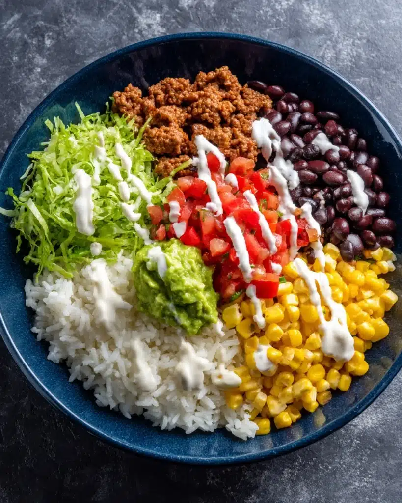 Ground Beef Burrito Bowls Recipe