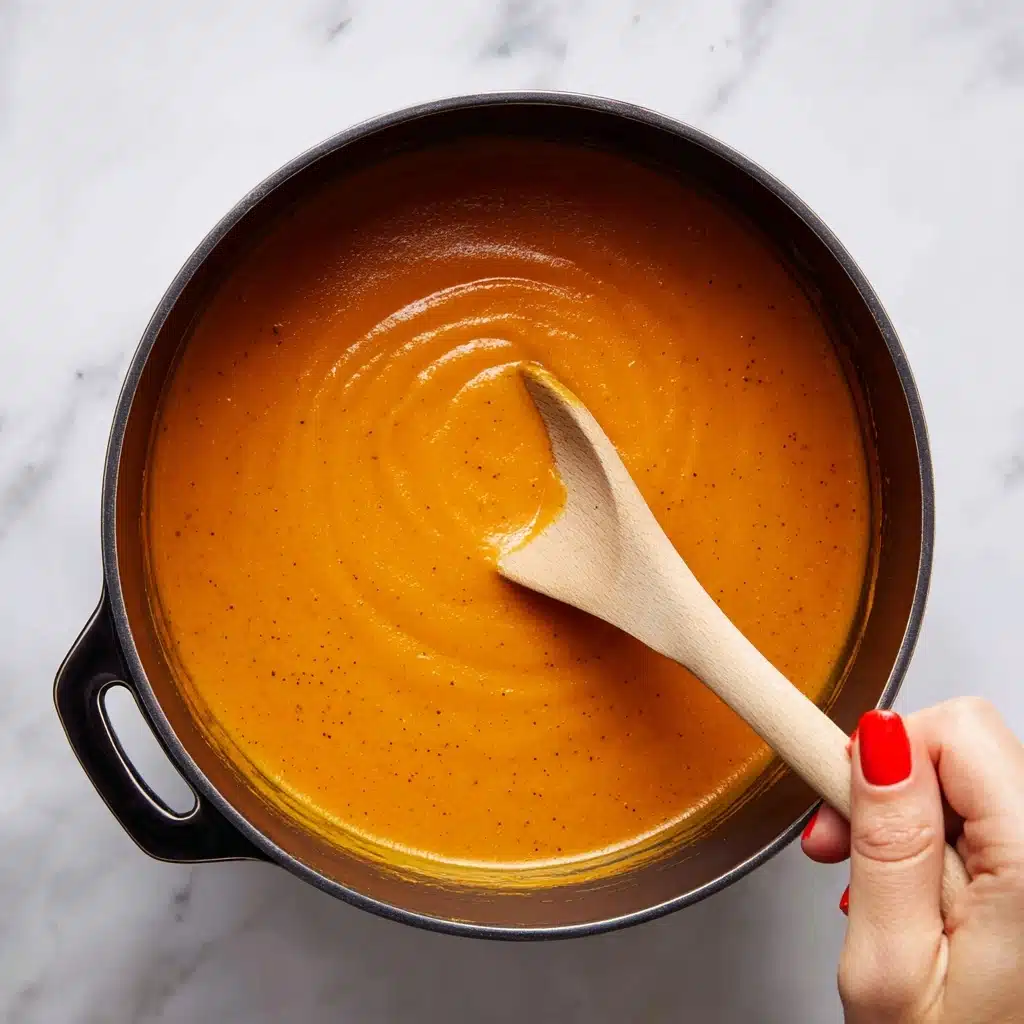 Quick Creamy Roasted Red Pepper Soup Recipe - Recipe Image