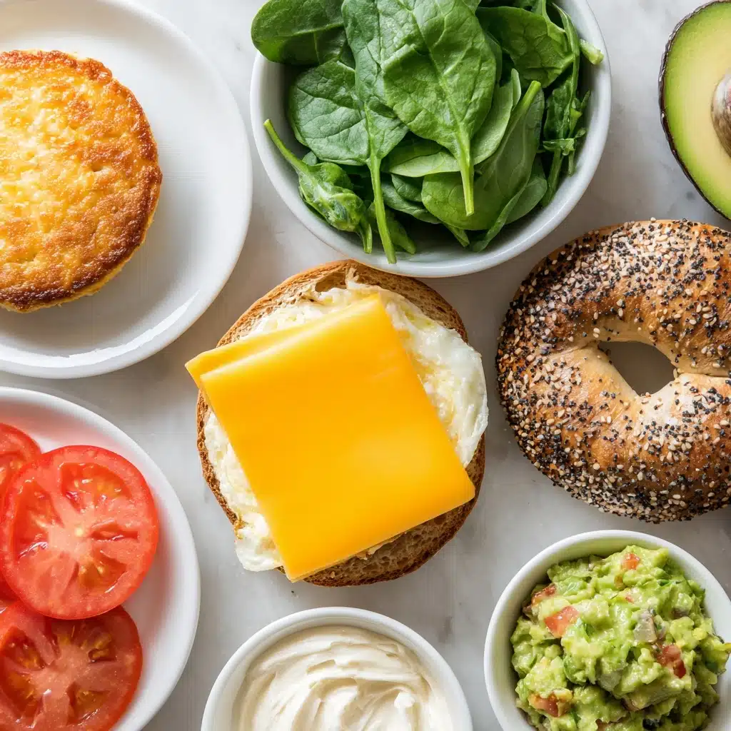 Easy Bagel Breakfast Sandwich Recipe - Recipe Image