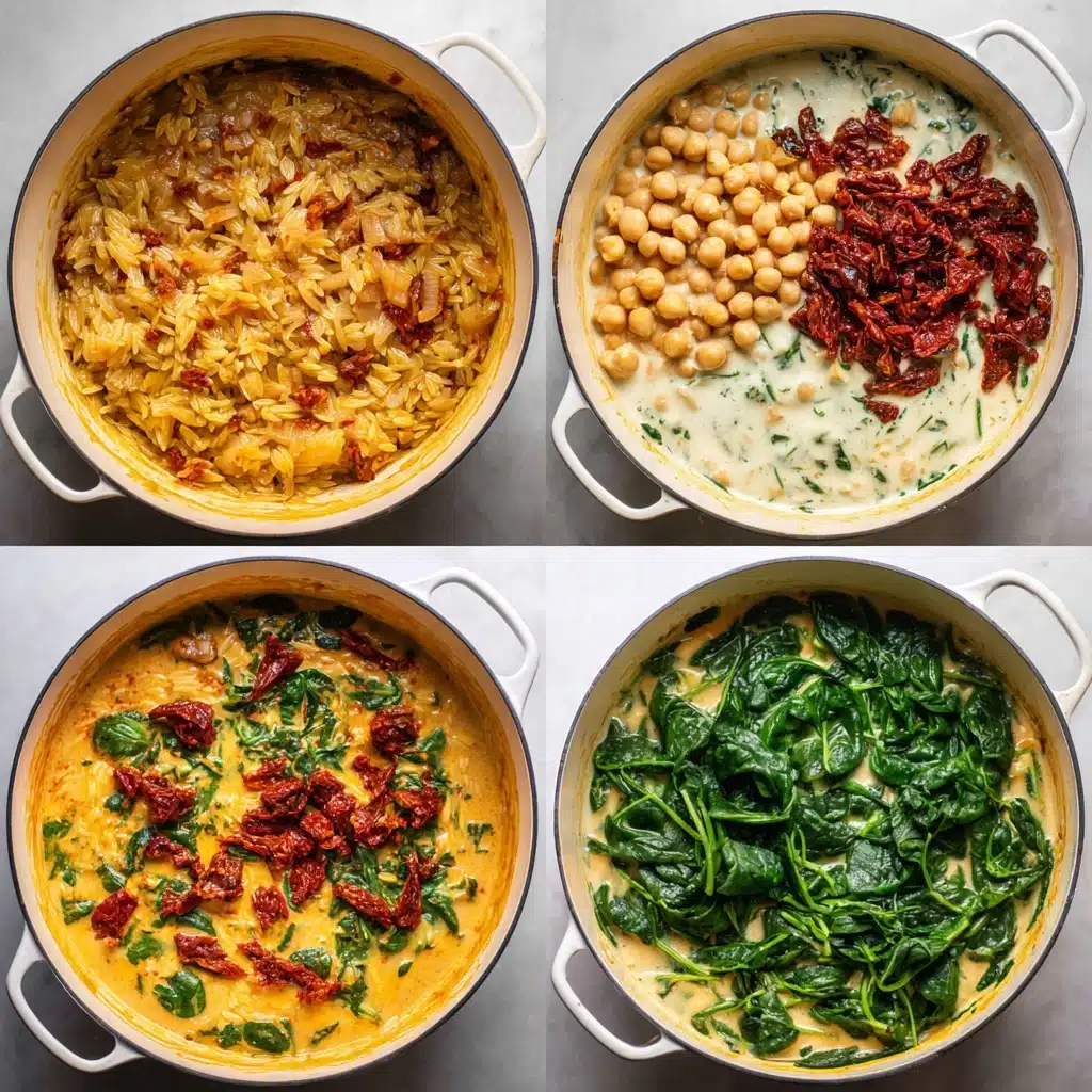 Marry Me Chickpeas and Orzo Recipe - Recipe Image