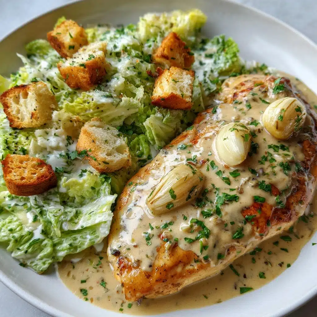 Creamy Garlic Chicken Recipe - Recipe Image