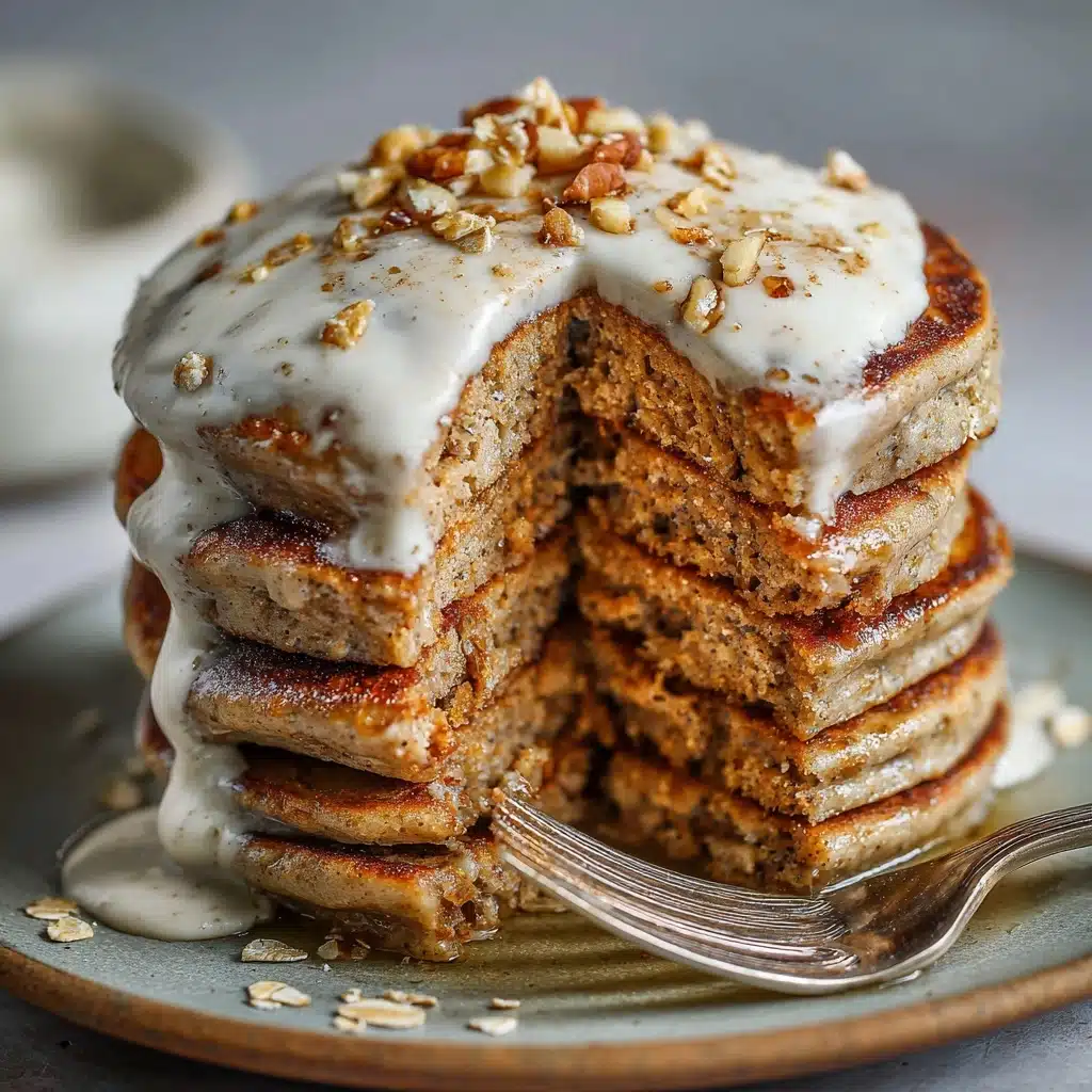 Healthy Pumpkin Oatmeal Pancakes - Blender, GF Recipe - Recipe Image