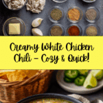 Easy Creamy White Chicken Chili Recipe