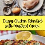 Chicken Schnitzel with Mustard Cream Sauce Recipe