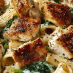 Garlic Parmesan Healthy Chicken Pasta Recipe