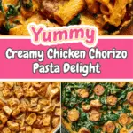 Creamy Chicken Chorizo Pasta Recipe