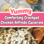 Crock pot Chicken Alfredo Casserole Recipe