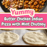 Butter Chicken Indian Pizza Recipe