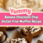 Banana Chocolate Chip Gluten Free Muffins Recipe