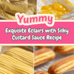 Exquisite Éclairs with Silky Custard Sauce Recipe