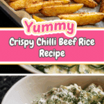 Crispy Chilli Beef Rice Recipe