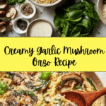 Creamy Garlic Mushroom Orzo Recipe
