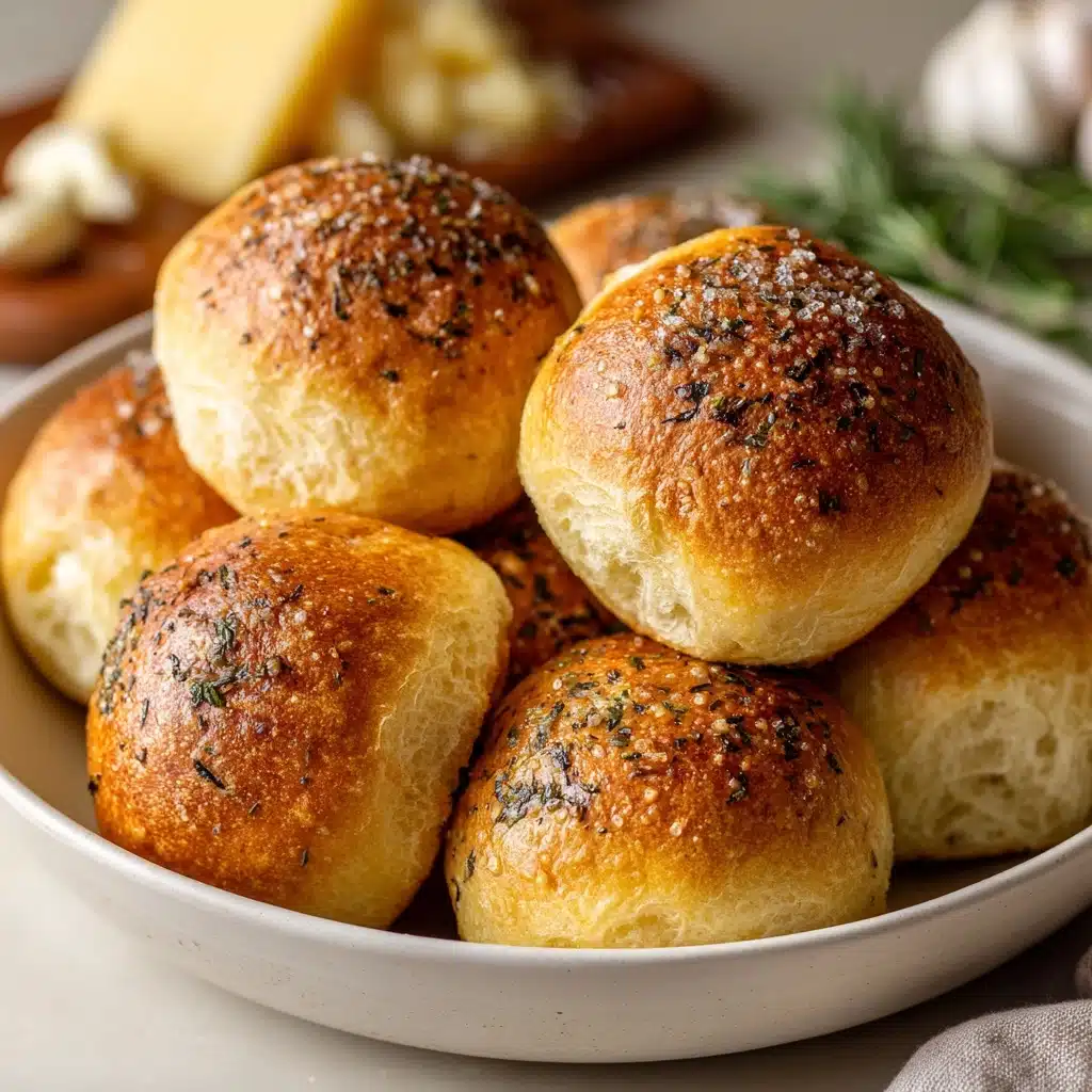 Garlic Parmesan Herb Rolls Recipe 6 Garlic Parmesan Herb Rolls Recipe - Recipe Image