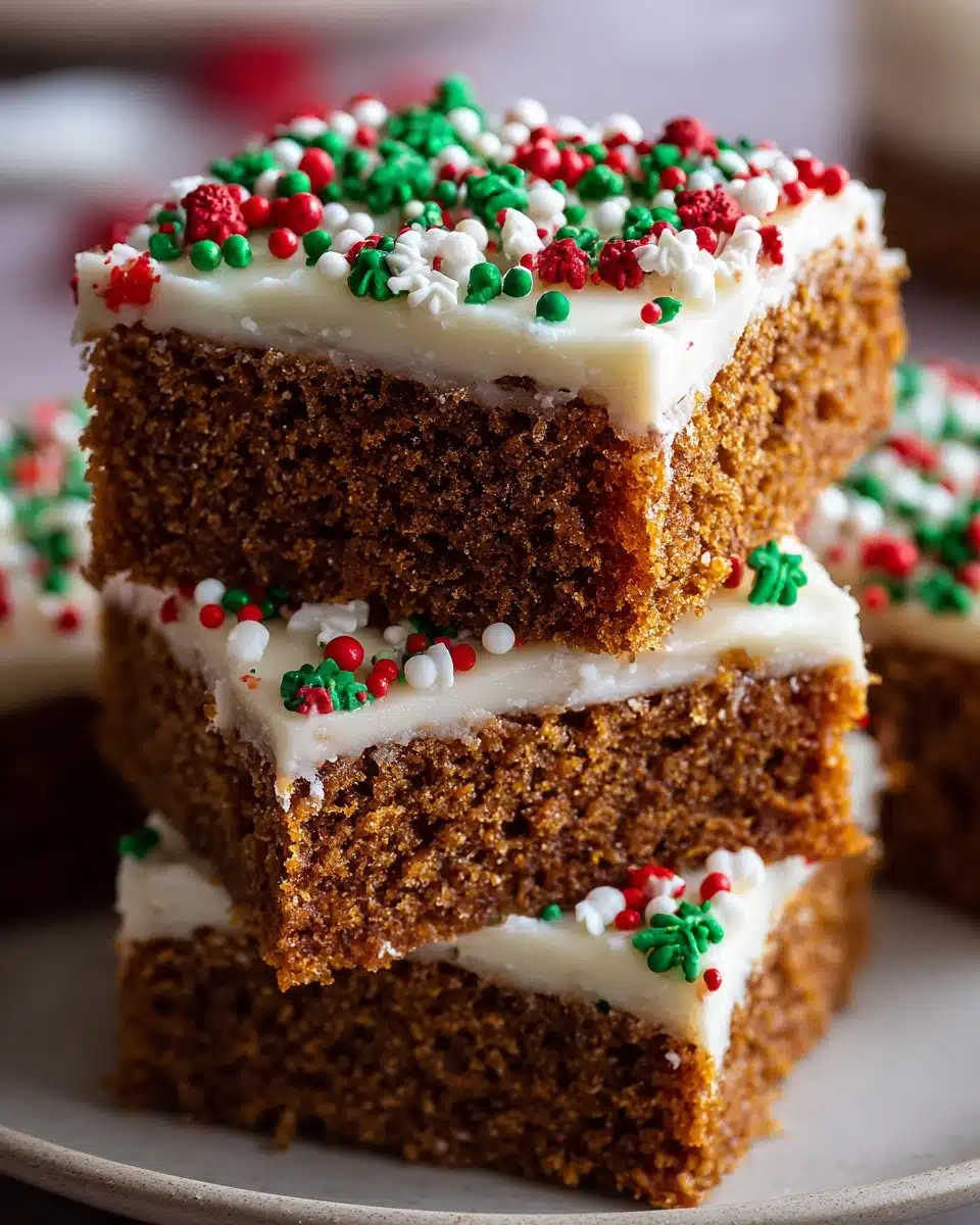 Gingerbread Cookie Bars Recipe