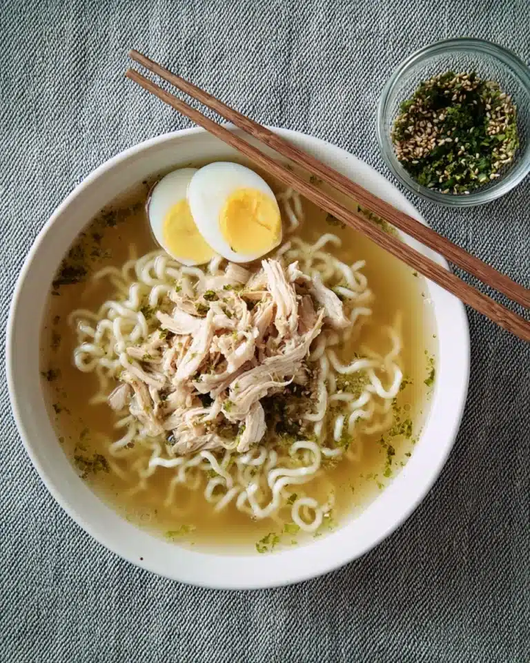 Lemon Ginger Chicken Noodle Soup Recipe