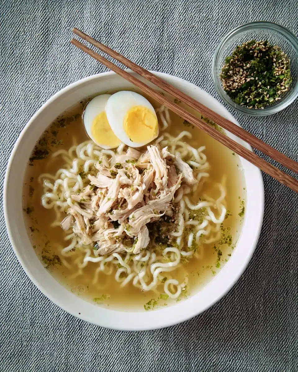Lemon Ginger Chicken Noodle Soup Recipe