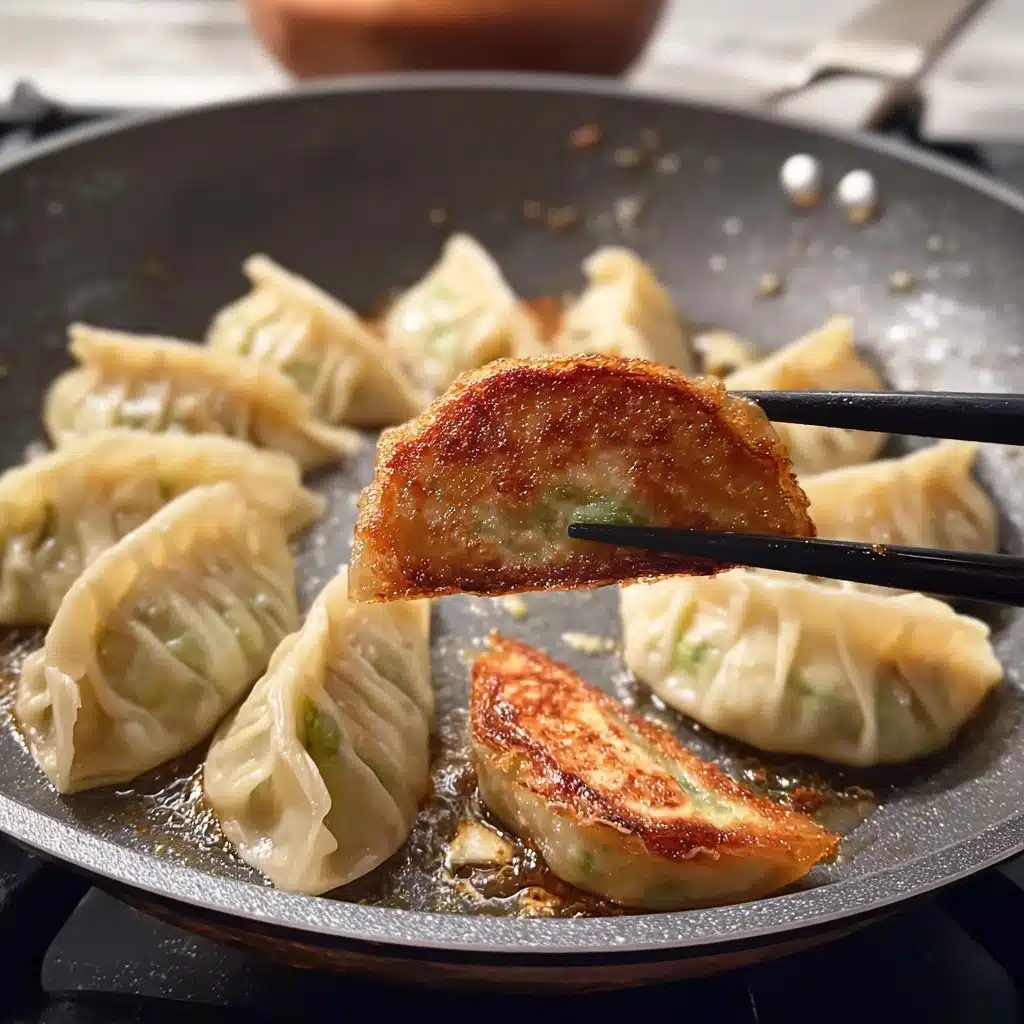 Chicken Potstickers (Pan Fried Dumplings) Recipe - Recipe Image