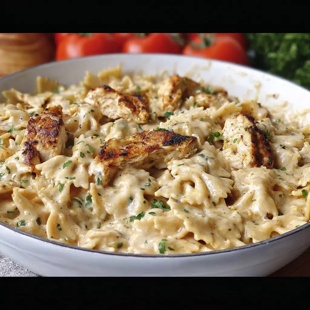 Chicken Garlic Parmesan Pasta Recipe - Recipe Image