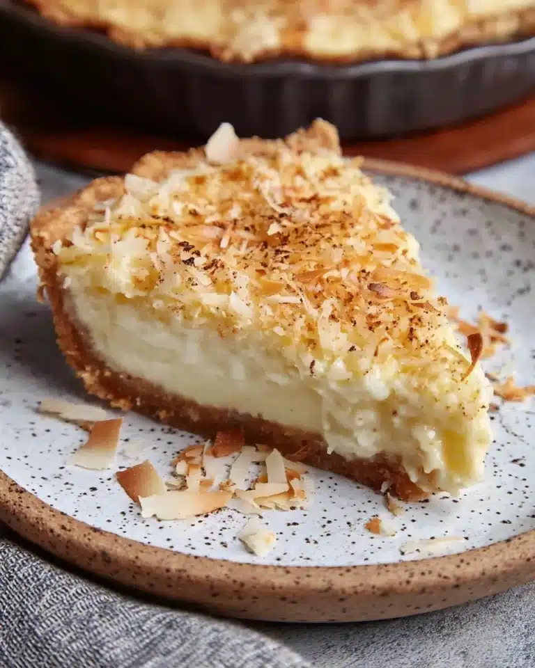 Gluten Free Pie with Coconut Cream Recipe
