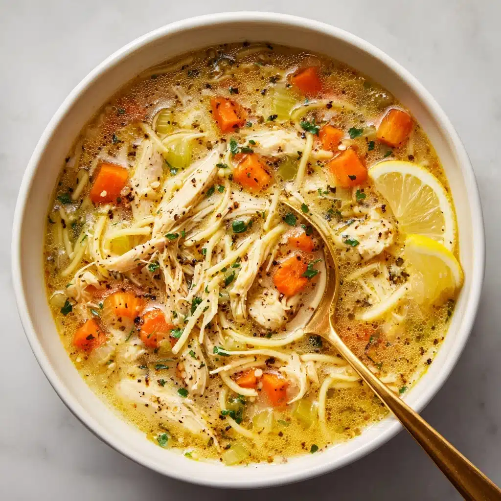 Lemon Chicken Orzo Soup Recipe - Recipe Image