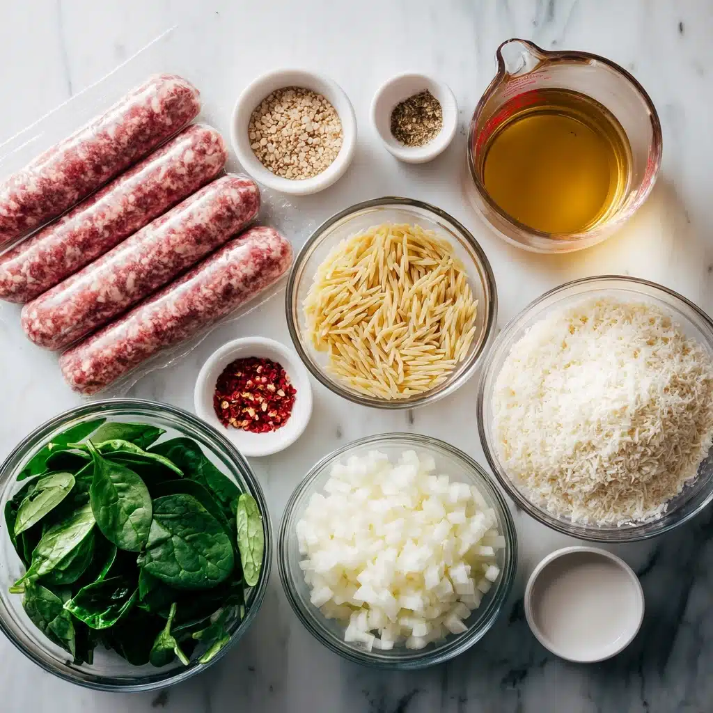 Italian Sausage Orzo Recipe - Recipe Image