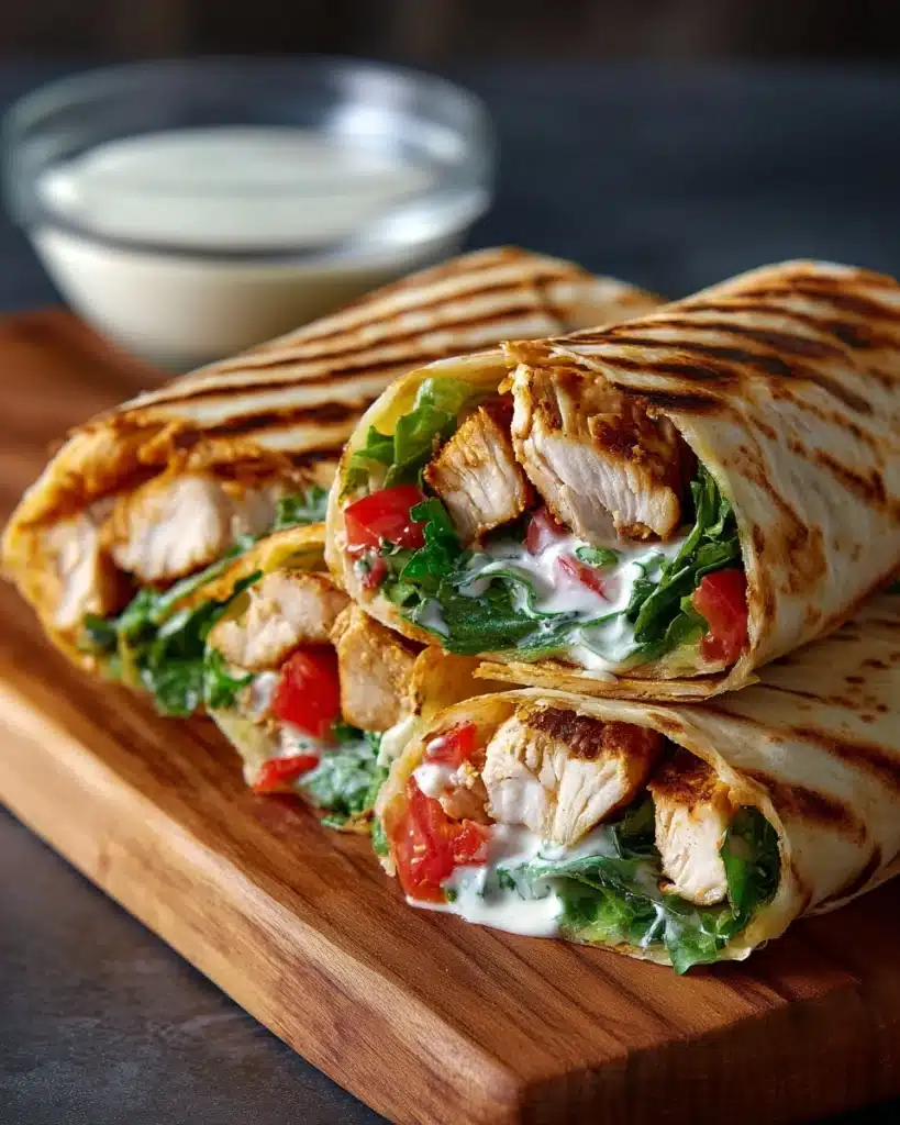 spy Air Fryer Chicken & Mozzarella Wraps Recipe