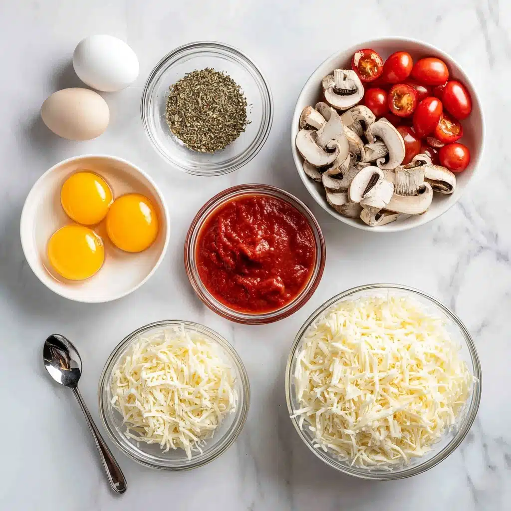 Pizza Eggs Recipe 5 Pizza Eggs Recipe - Recipe Image