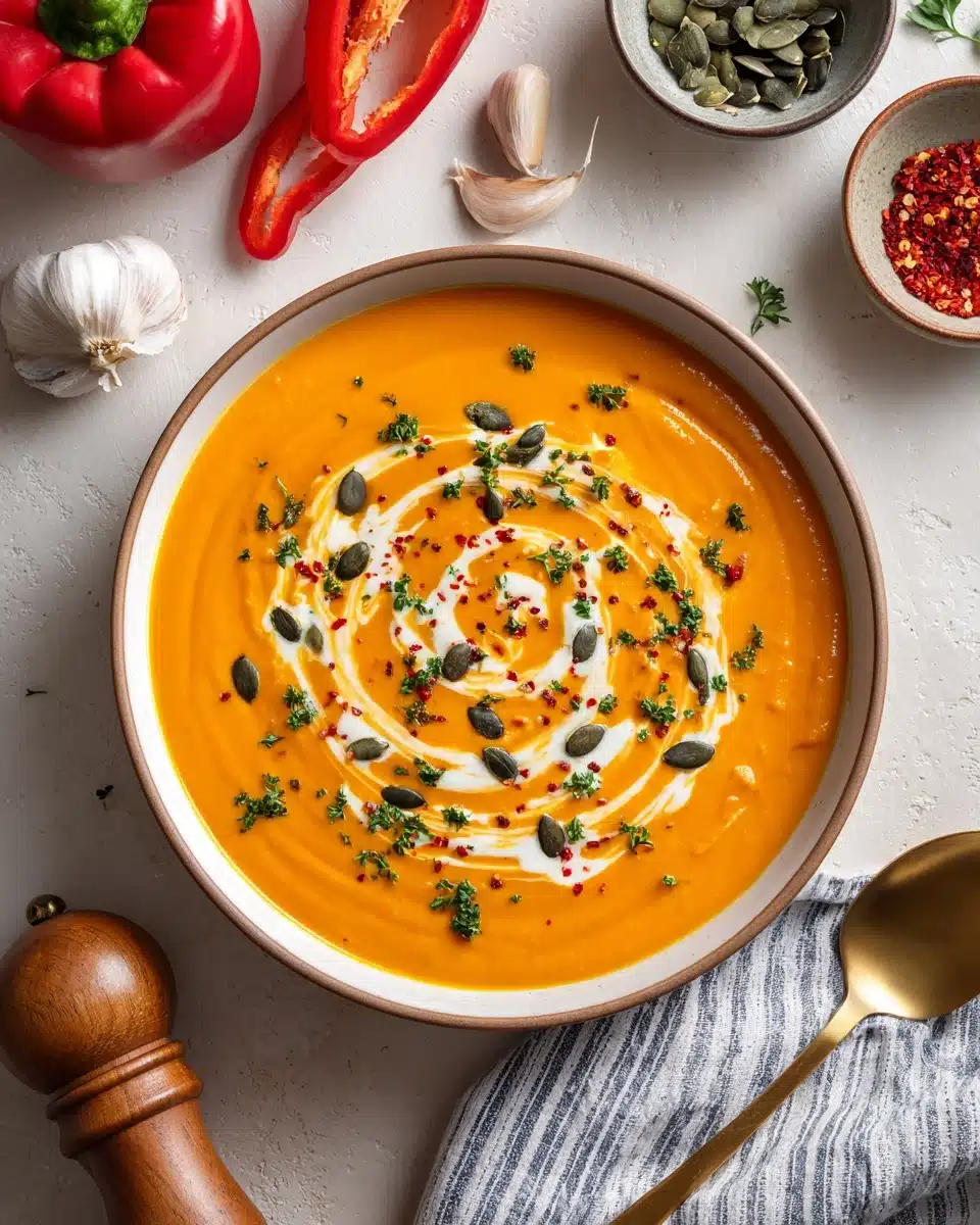 Roasted Red Pepper Soup Recipe