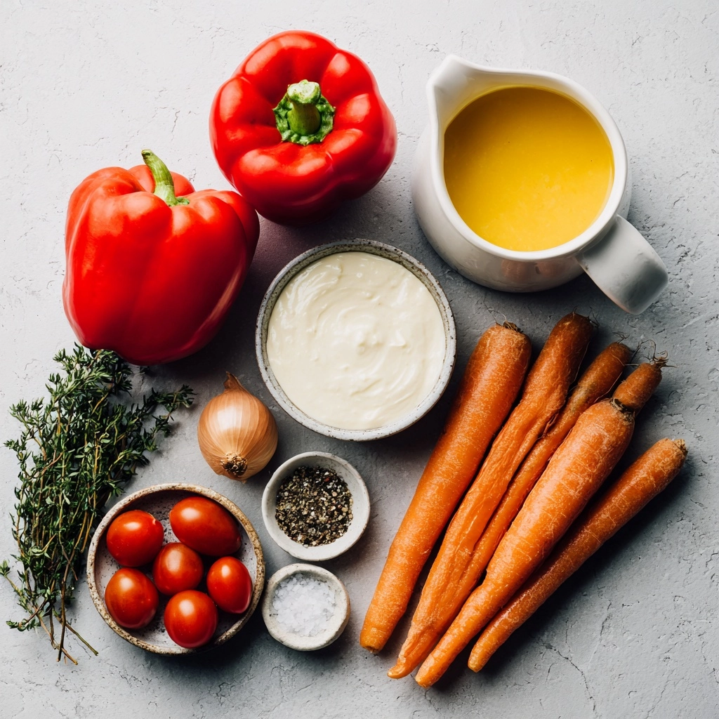 Roasted Red Pepper Soup Recipe 5 Roasted Red Pepper Soup Recipe - Recipe Image