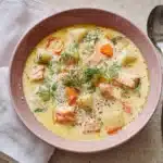 Finnish Salmon Soup "Lohikeitto" Recipe