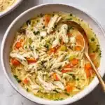 Lemon Chicken Orzo Soup Recipe