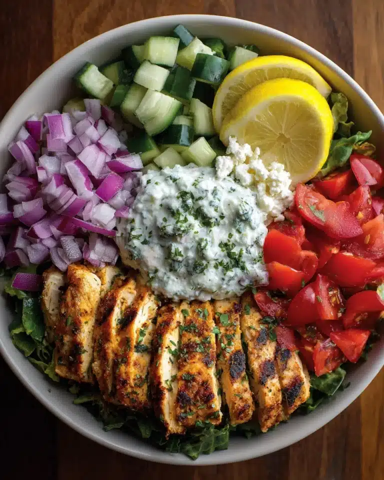 Greek Chicken Bowls Recipe