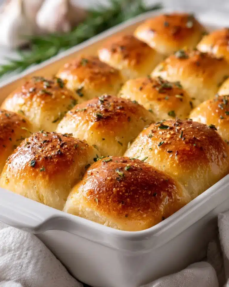 Garlic Parmesan Herb Rolls Recipe