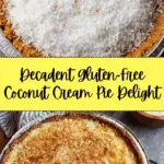 Gluten Free Pie with Coconut Cream Recipe