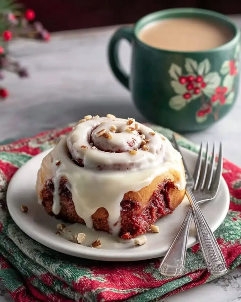 Red Velvet Cinnamon Rolls Recipe