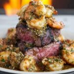 Diablo Steak with Pastrami-Wrapped Filet Mignon, Spicy Shrimp, and Fiery Diablo Sauce Recipe