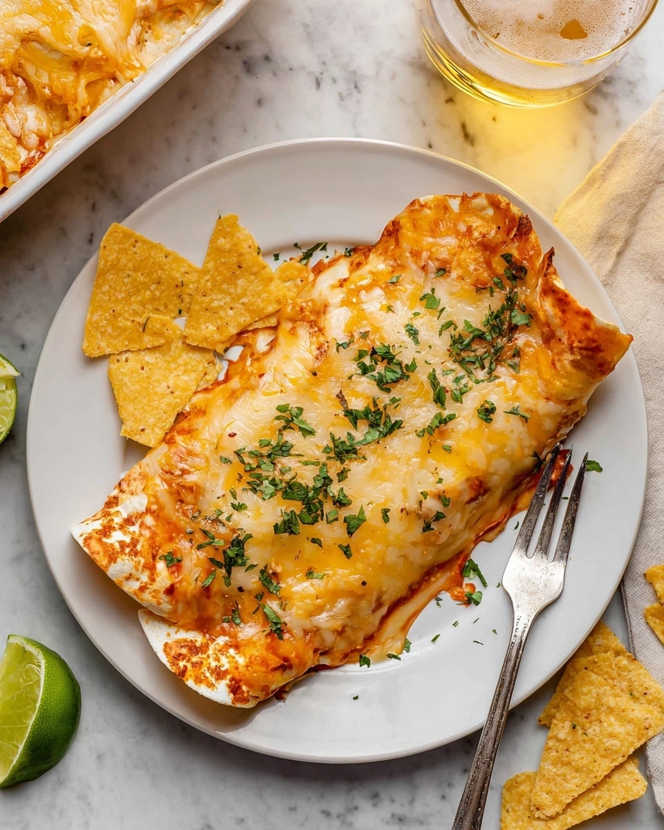 Creamy Chicken Enchiladas Recipe