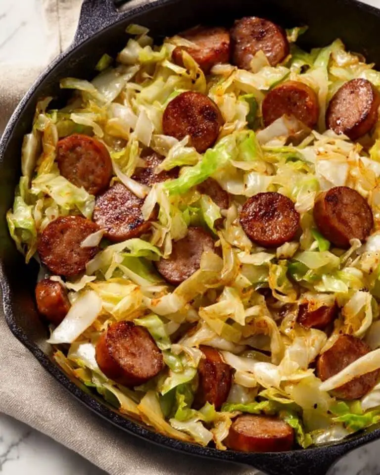 Kielbasa and Cabbage Skillet Recipe