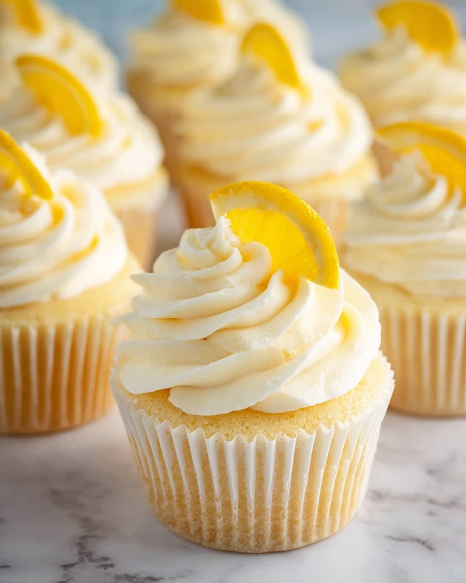 Lemon Cupcakes with Cream Cheese Frosting Recipe