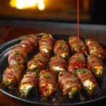 Smoked Venison Poppers with Cream Cheese, Sausage, and Pastrami Recipe
