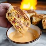 Steak Breakfast Burrito with Juicy Ribeye, Crispy Hashbrowns, and Melty Monterey Jack Cheese Recipe