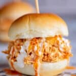 Slow Cooker Buffalo Chicken Sliders Recipe