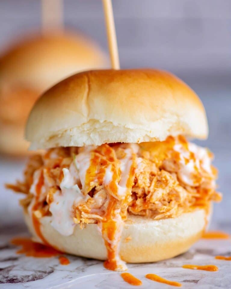 Slow Cooker Buffalo Chicken Sliders Recipe