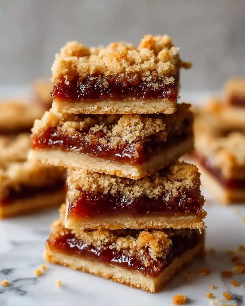 Traditional Thumb Bars with Fruity Filling Recipe