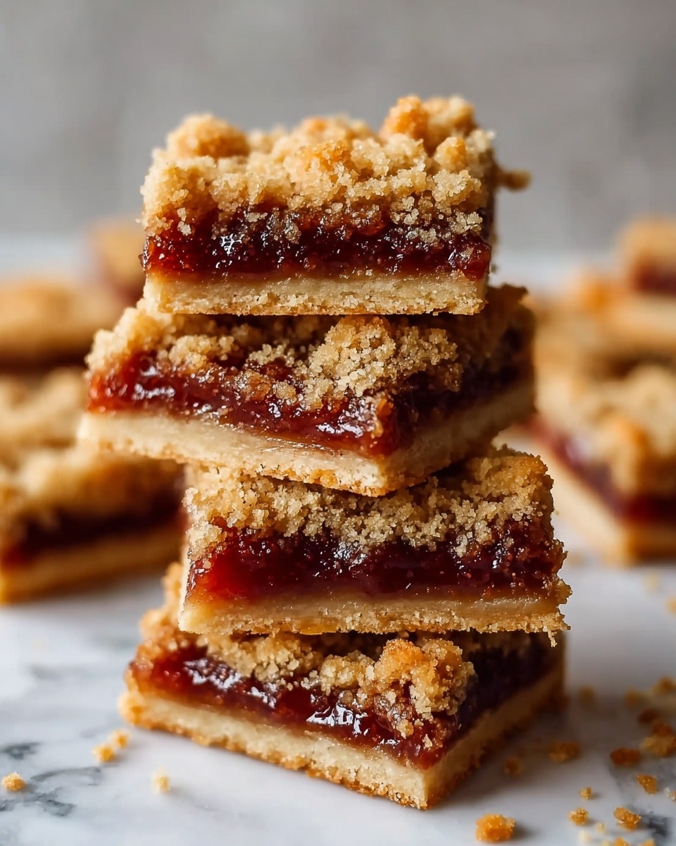 Traditional Thumb Bars with Fruity Filling Recipe