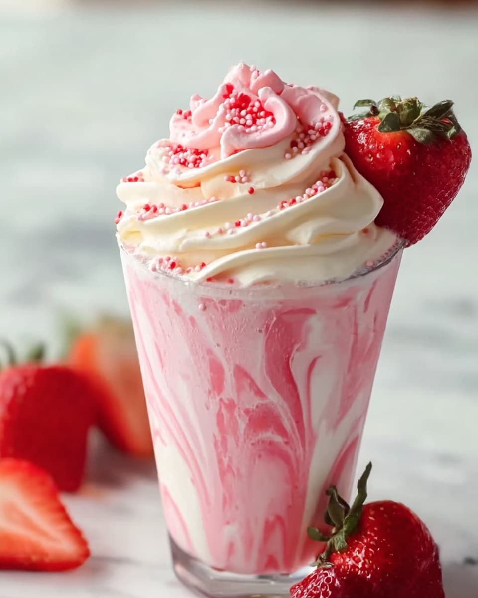 Refreshing Strawberry Cream Frappuccino Recipe