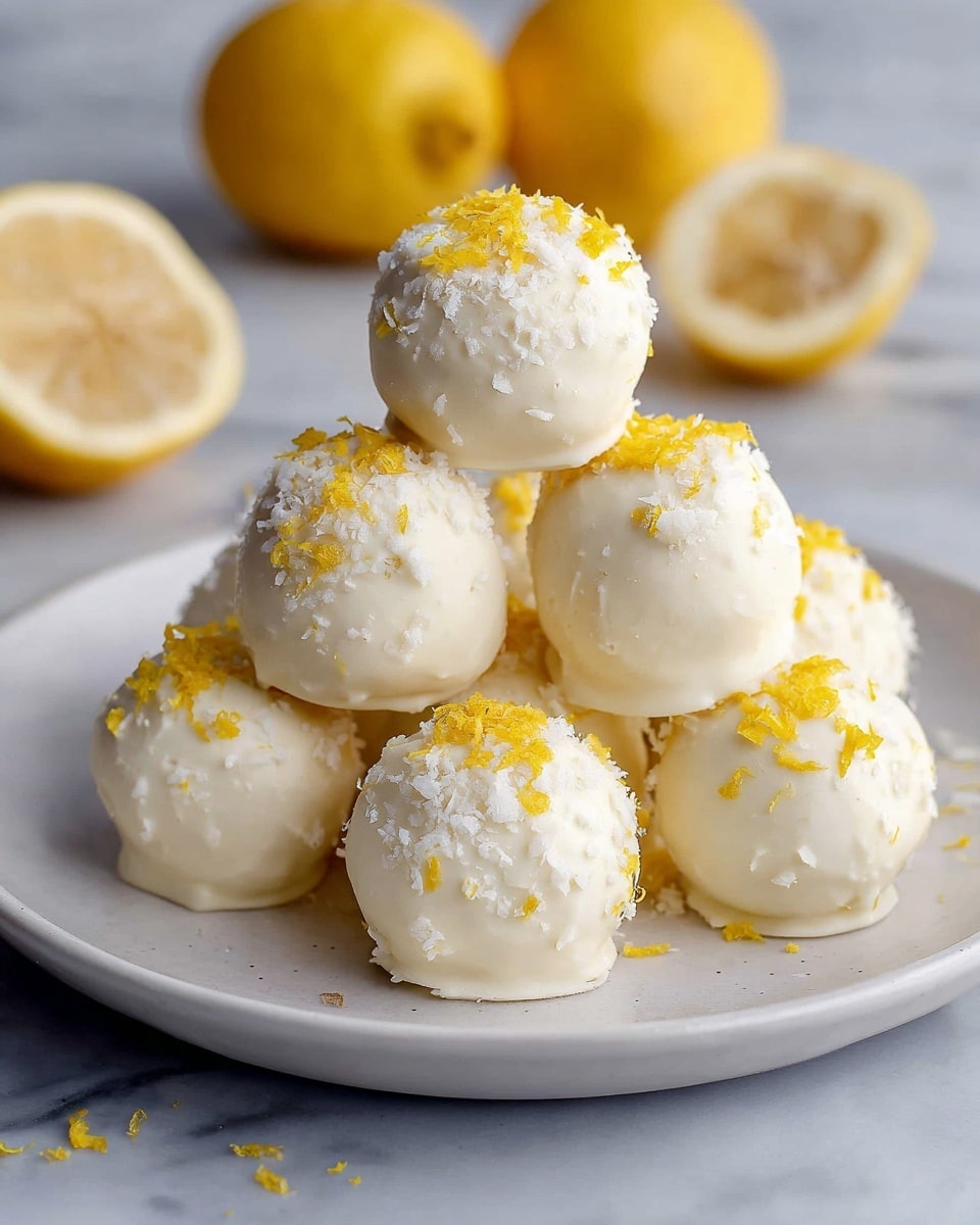 Easy Lemon Truffles: A Zesty No-Bake Sunshine Treat Recipe