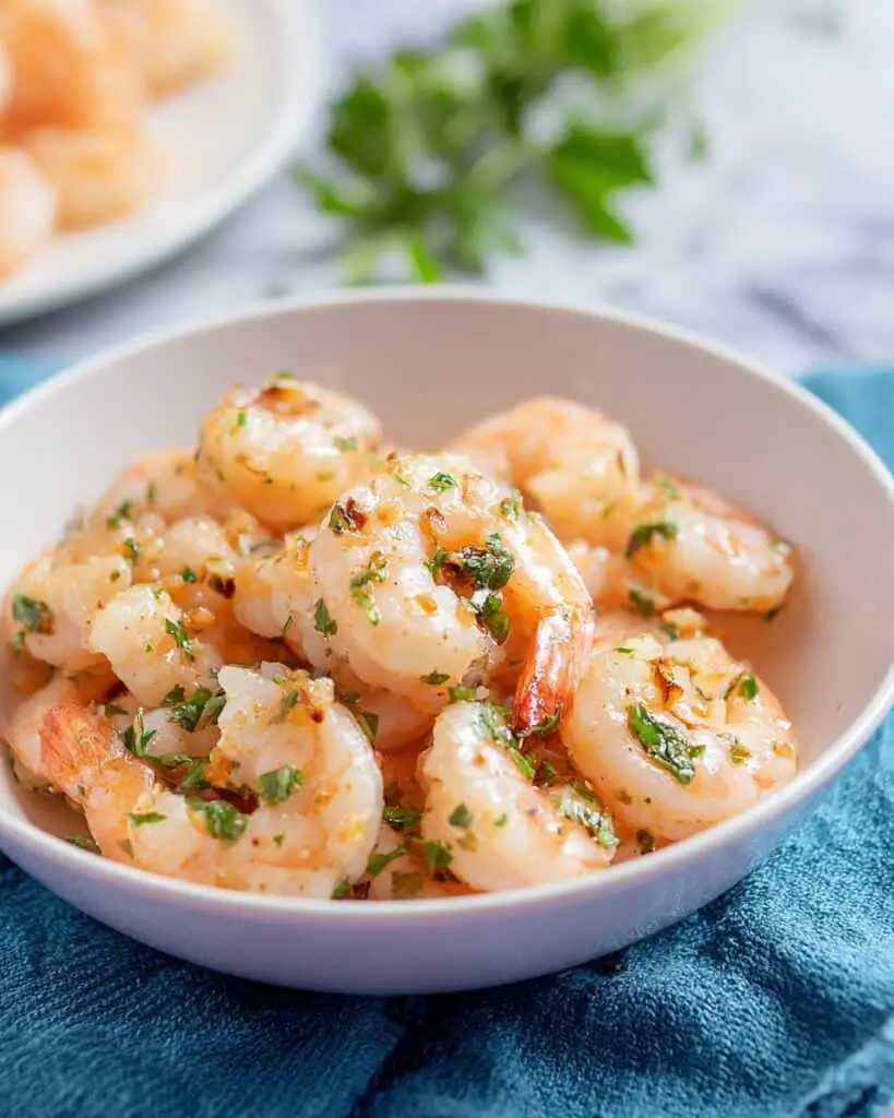 Lemon Garlic Broiled Shrimp Skewers Recipe