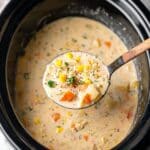 Slow Cooker Creamy Hamburger and Potato Soup Recipe